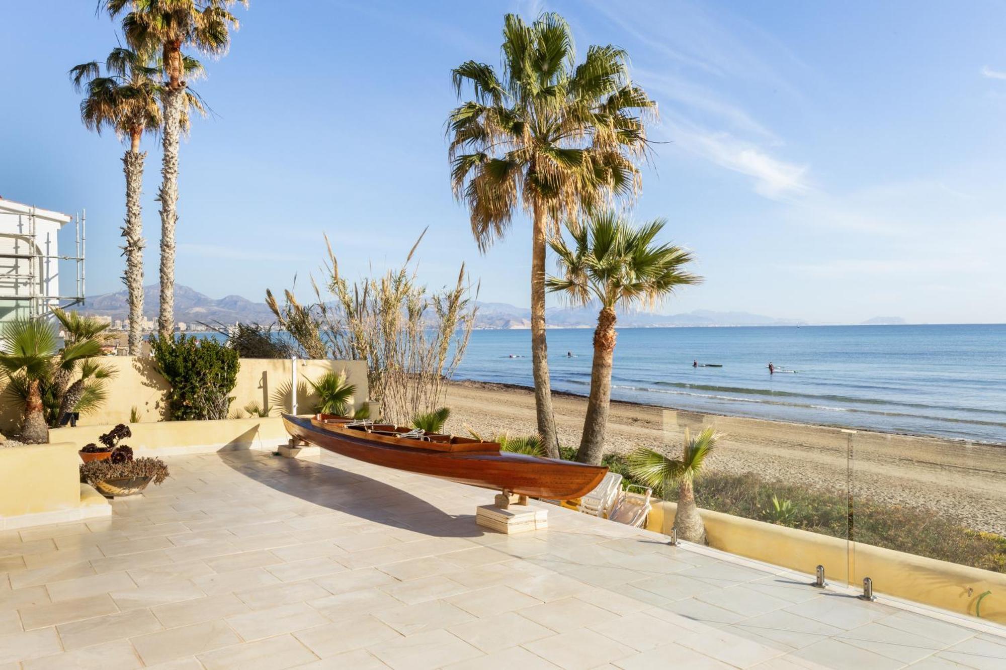 Excepcional Apartamento Amanecer Al Borde De Playa Y Mar, En Chalet Roquetes Alicante Exterior photo